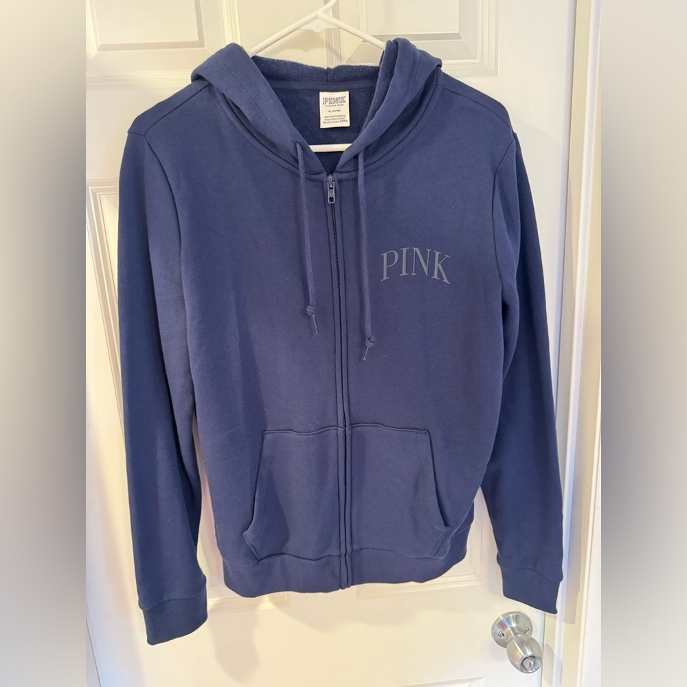 Pink VS hooded sweatshirt